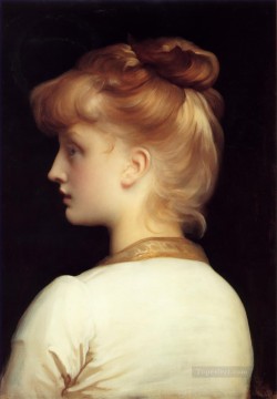 Lord Frederic Leighton Painting - k Girl Academicism Frederic Leighton